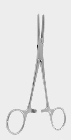 Затискач для судин (труб), попередньо зубчастий, 18,0 см (cm)